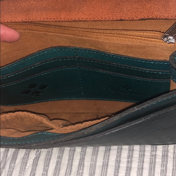 Patricia Nash Lanza in Teal “Featherleaves” - Picture 5 of 8